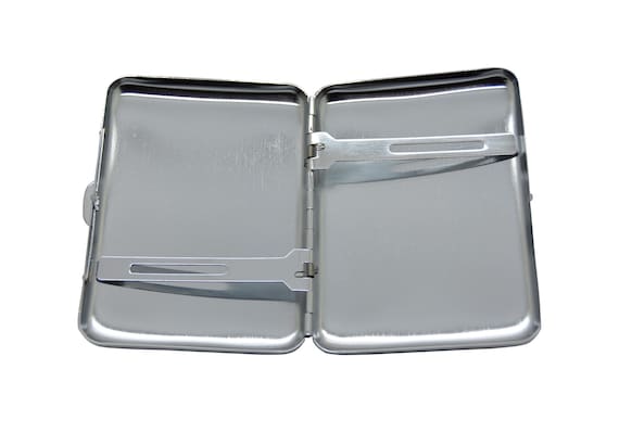 High Quality Metal Cigarette Case Stainless Steel Cigarette Case 100's Size 