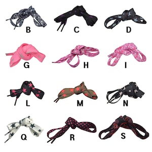 Fashion &quot;Star&quot; Sneaker Shoelaces 6Pr, 7Pr Eyelets One pair