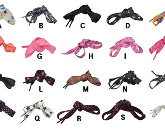 Fashion &quot;Star&quot; Sneaker Shoelaces 6Pr, 7Pr Eyelets One pair