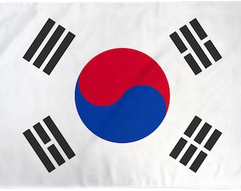 South Korea Polyester Flag 3x5 Feet Indoor Outdoor Flag