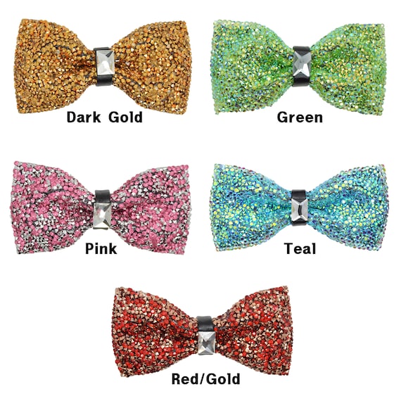 Crystal Glitter Bow Tie Luxurious Wedding Party Rhinestone  display picture 1