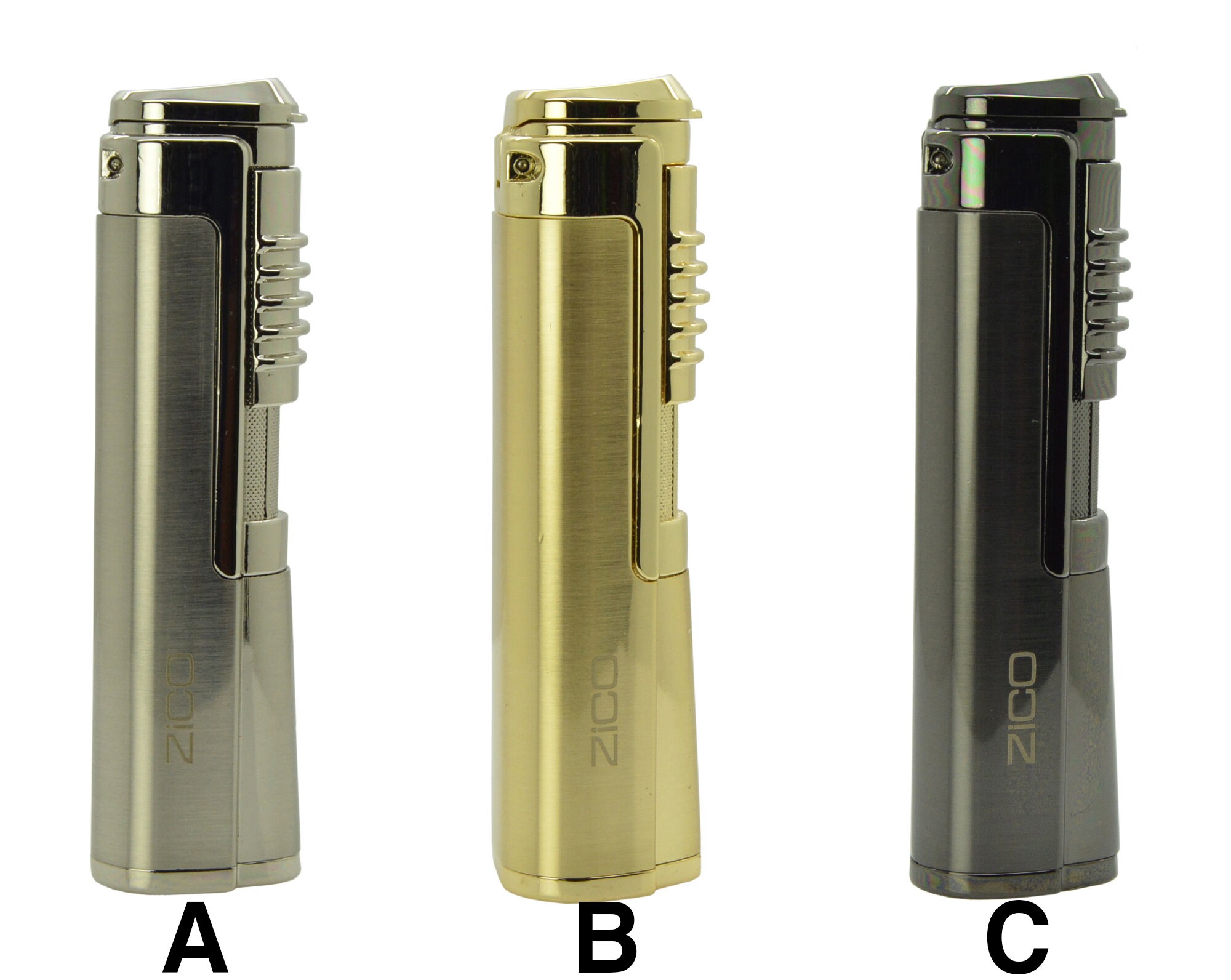 Zico Refillable Butane Adjustable Quad Jet Torch Flame Lighter - Etsy