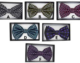 Men's Unisex Wedding Party New Fashion "Polka dot" Tuxedo Dress Bow tie