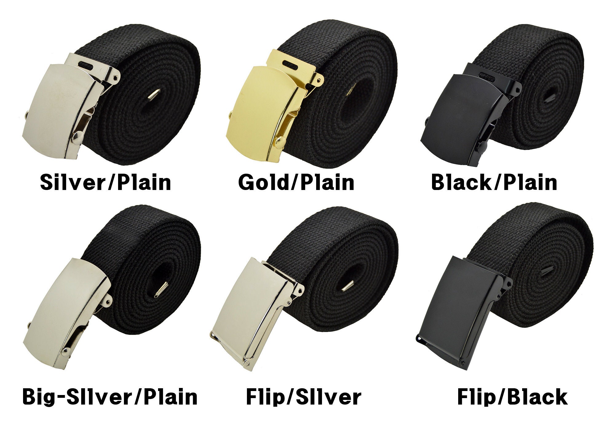 Cut To Fit Canvas Web Belt Size Up to 52\