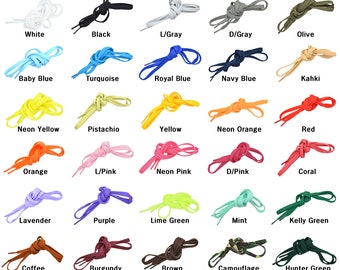 12 Pairs Flat 8mm wide Athletic Sports Sneaker Shoelace Strings 27&quot;,36&quot;,45&quot;,54&quot;,63 Inch