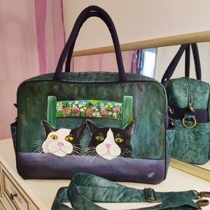 Lovely Cat Weekender Bag - Stylish and Functional
