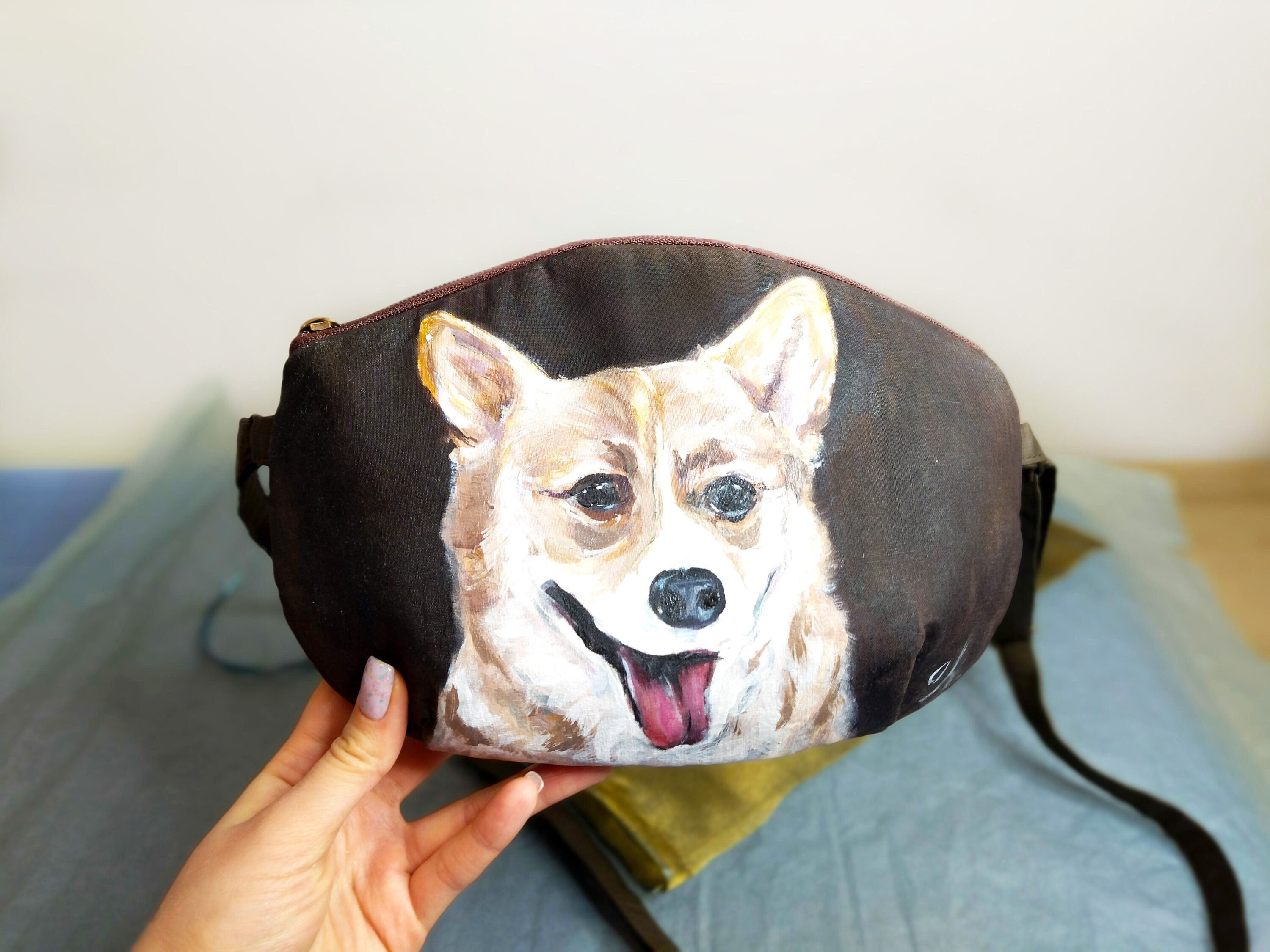 Corgi crossbody purse - Etsy 日本