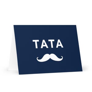 Tata (Vater) Polnische Grußkarte für Vatertag, Geburtstag des Vatis, polnisches Briefpapier, Dzień Ojca, prezent taty, prezenty dla taty, Polski