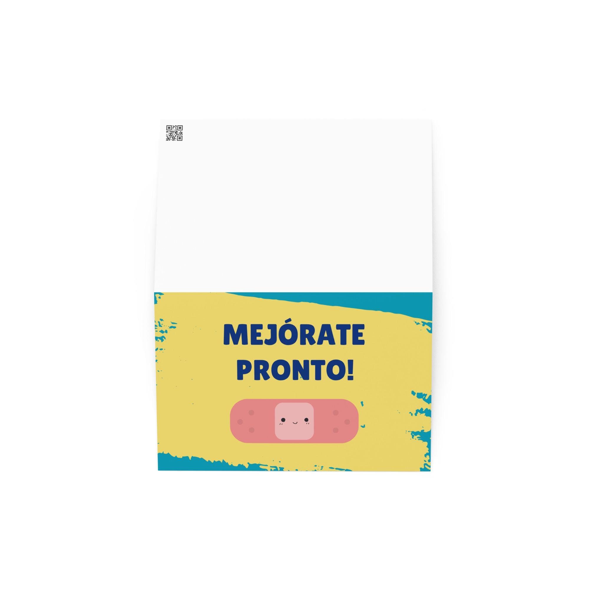 Mejórate Pronto Card: Spanish Get Well Greeting With Envelope - Etsy, image size:2000x2000