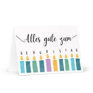 Alles Gute zum Geburtstag Card: German Happy Birthday Greeting