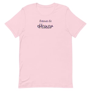 Camiseta de Dama de Honor: Camiseta de dama de honor hispana, despedida de soltera