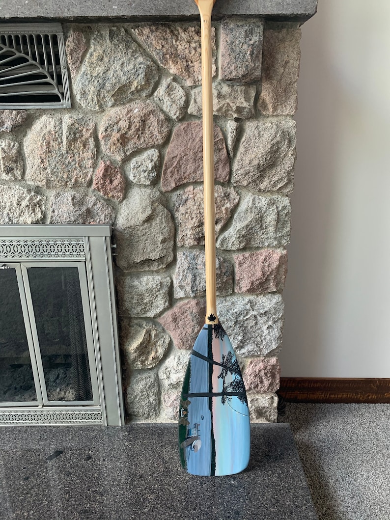 Custom Handpainted Canoe Paddle Etsy