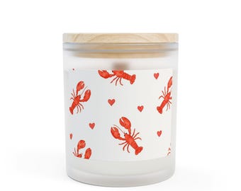 Claws & Kisses Candle | 11oz Frosted Glass