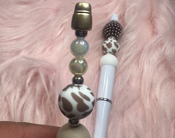 Beaded pen, writing pen, ballpoint pen, party favor, gift,