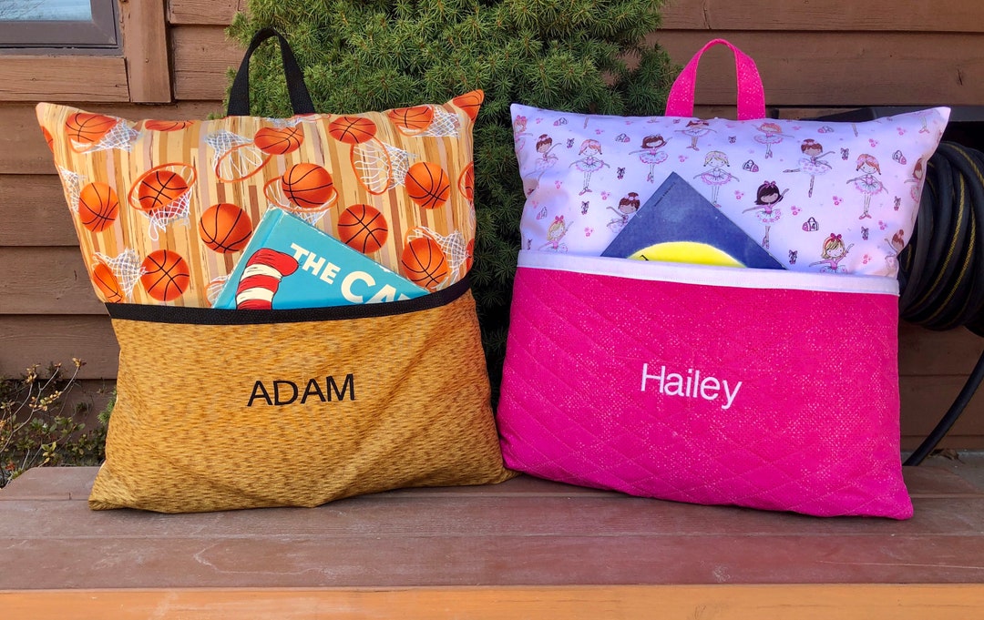 Customizable Reading Pocket Pillow Cover Etsy