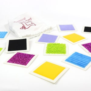 taktile sensorische Kombinationskarten, Sensorische Stimulierung, Kombinationsspiel, Paare, Montessori inspiriertes frühes Lernen, offenes Spielen, Autistisches Spielzeug
