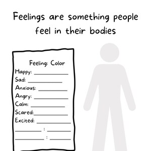 Emotions Worksheets for child therapy, child counseling