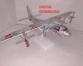 Soda Can Airplane C-130 Hercules pop can plane DIGITAL PLANS