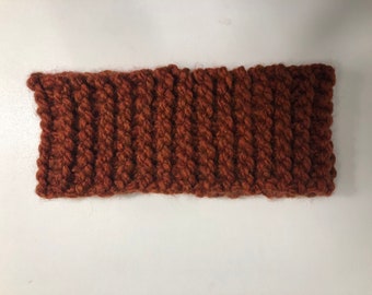 Autumn Orange Ear Warmer Headband