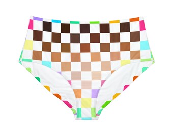 Color Tester High Waist Bikini Bottom