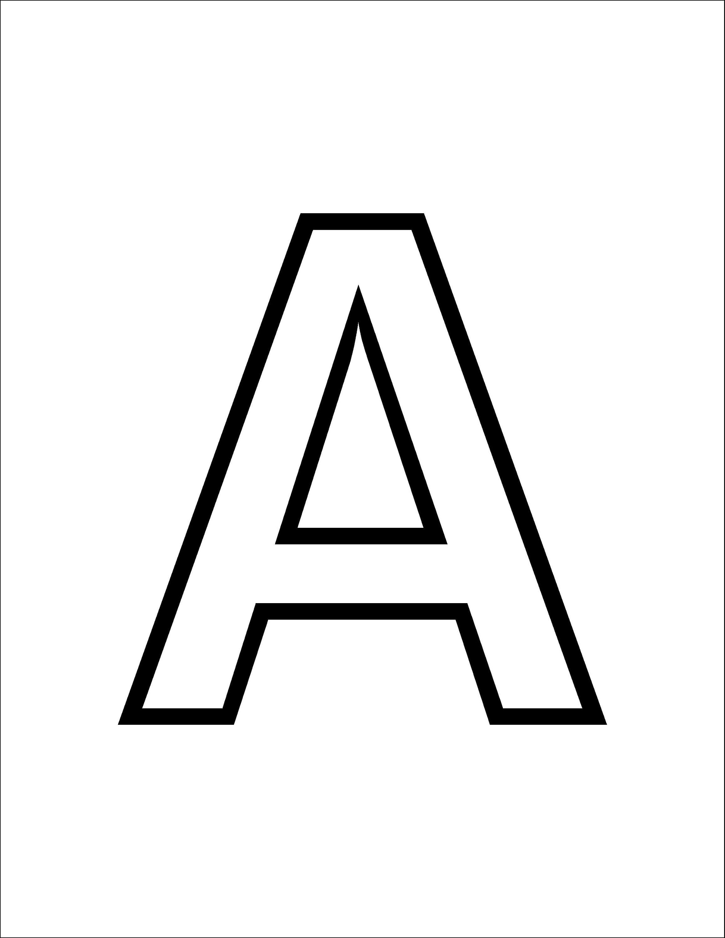 ABC Uppercase Letters PDF 27 Pages With Each Letter and One With All Letters  