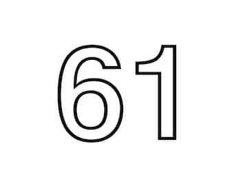 61-100 numbers PDF 42 pages with each number and two pages with all numbers