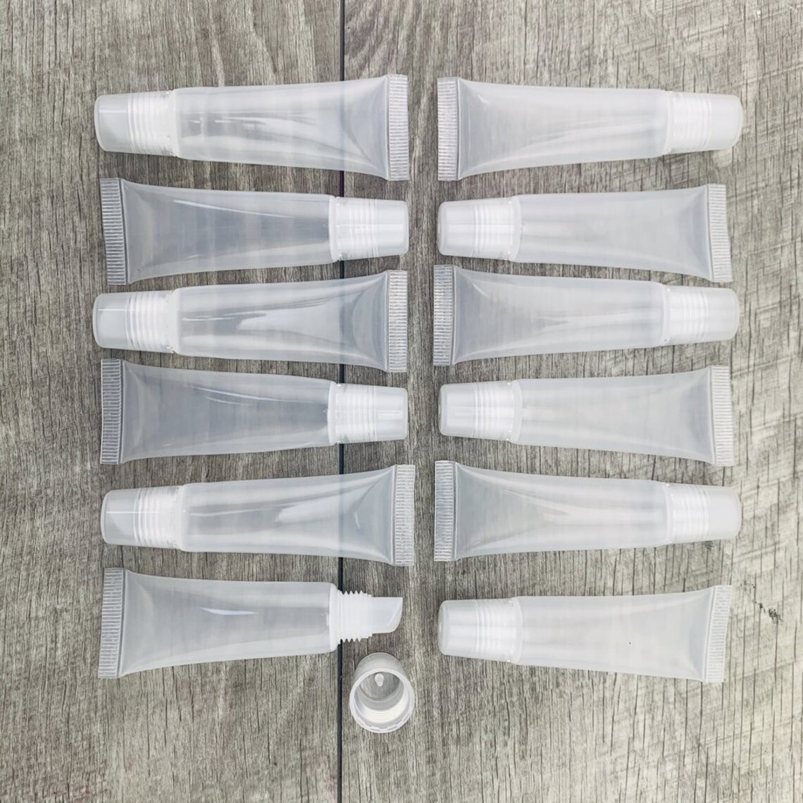 Clear Top 10 Ml Lip Gloss Tubes Etsy