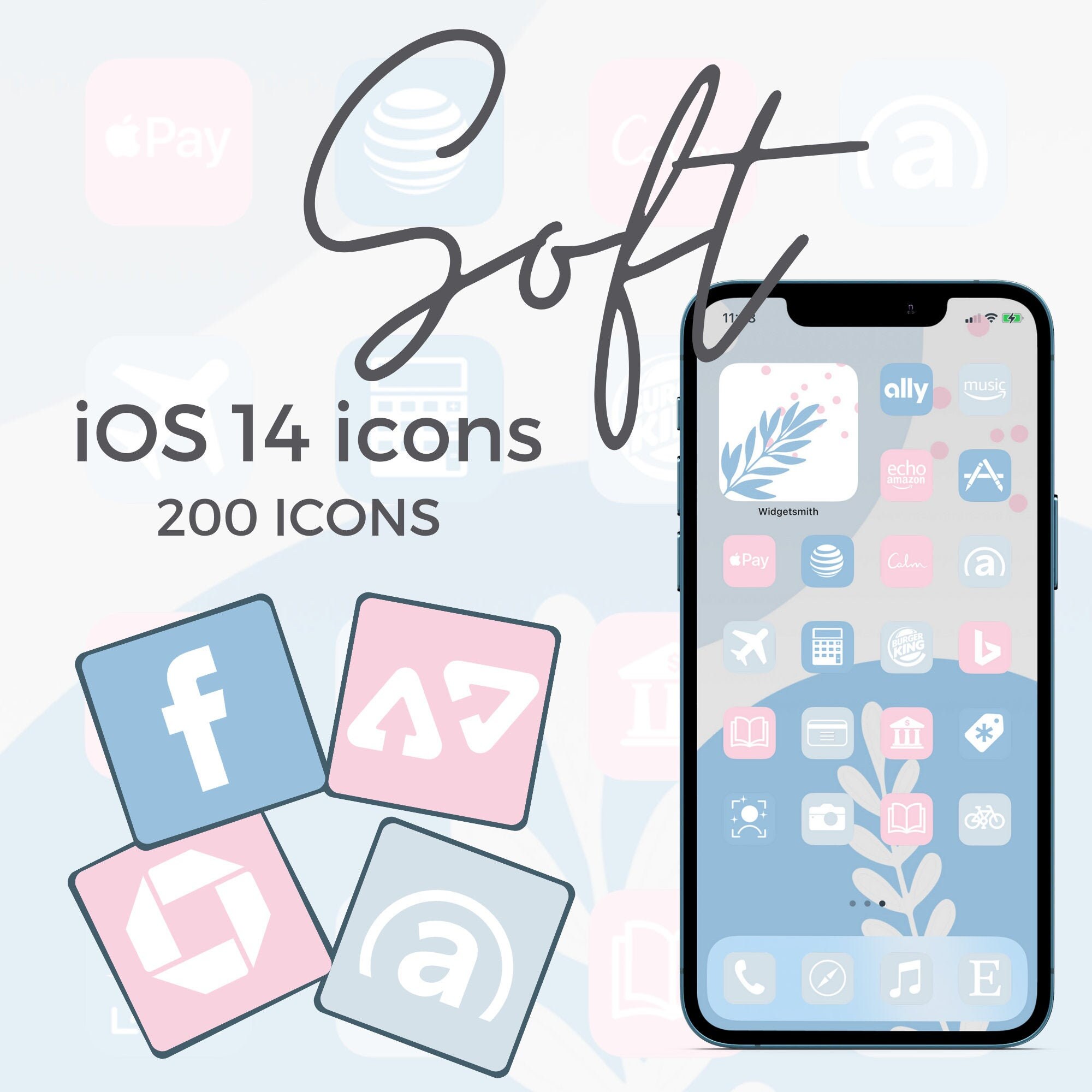 Blue And Pink Iphone Icon Pack Iphone Ios14 App Icons Etsy Blue And Pink Iphone Icon Pack Iphone Ios14 App Icons Etsy