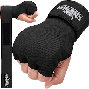 Gel Padded Boxing Inner Gloves, MMA Knuckle Protection Hand Wraps, Quick Wrap Wrist Support for Muay Thai Kickboxing, Gift for Fighters