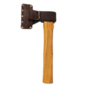 Leather Axe Head Sheath, Adjustable Hatchet Blade Cover