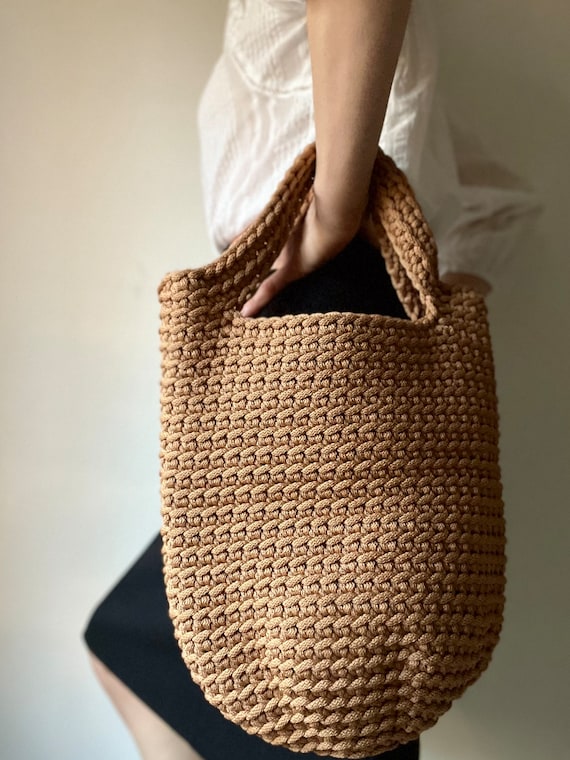 Stylish Crochet Handbag | Chunky Tote Bag | Women Hand Bag