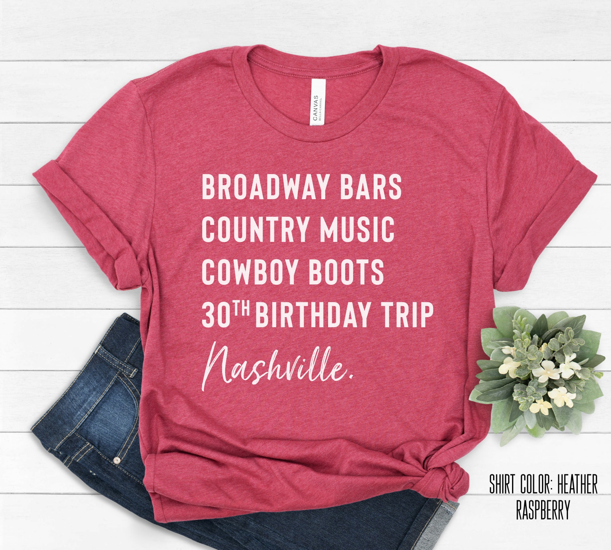 30th Birthday Trip Nashvillenashville T Shirtbirthday Etsy 30th-birthday-trip-nashvillenashville-t-shirtbirthday-etsy