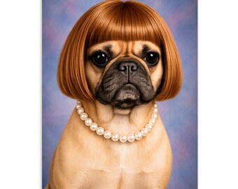 High School Picture Day – French Bulldog (4" X 6") Postcard