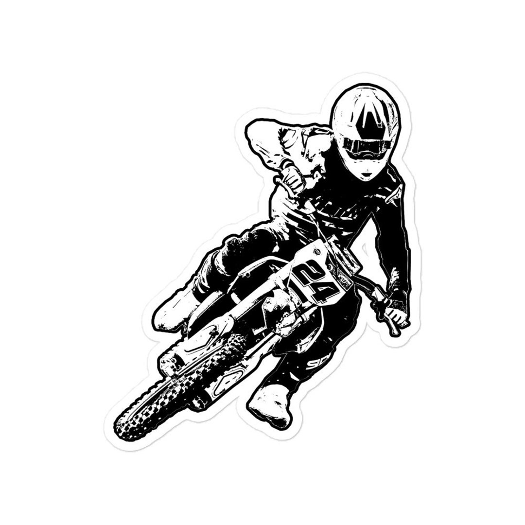 Dirtbike Sticker, Dirt Bike, Dirt Bike Sticker, Motocross, Motocross