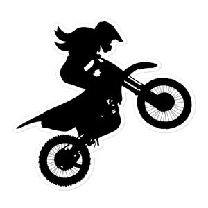 Ragazza Dirt Bike, Adesivo Dirtbike, Dirt Bike, Adesivo Dirt Bike, Motocross, Adesivo Motocross, Adesivo Moto Cross, Adesivo Supercross, Braaap