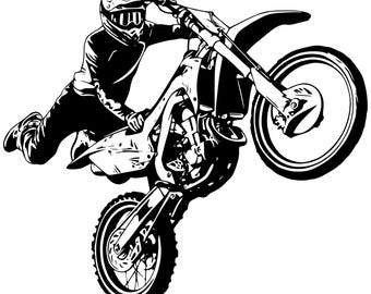 Extreme Motocross Rider Png