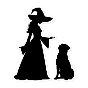 Hexe Rottweiler Liebhaber, Hexe Aufkleber, Rottweiler Aufkleber, Halloween Aufkleber, Rottie Aufkleber, Rottweiler Mutter, Rottweiler Mama, Rottweiler