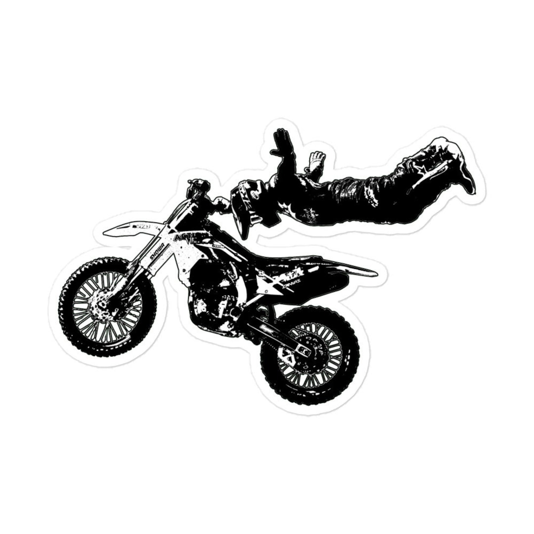 Dirtbike Sticker, Dirt Bike, Dirt Bike Sticker, Motocross, Motocross