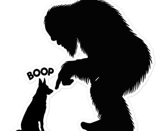 Bigfoot Sasquatch Duitse herder Boop, Bigfoot, Sasquatch, Duitse herder, hondenmoeder, hondenmama, hondenvader, hondenliefhebber, hondenliefhebbers