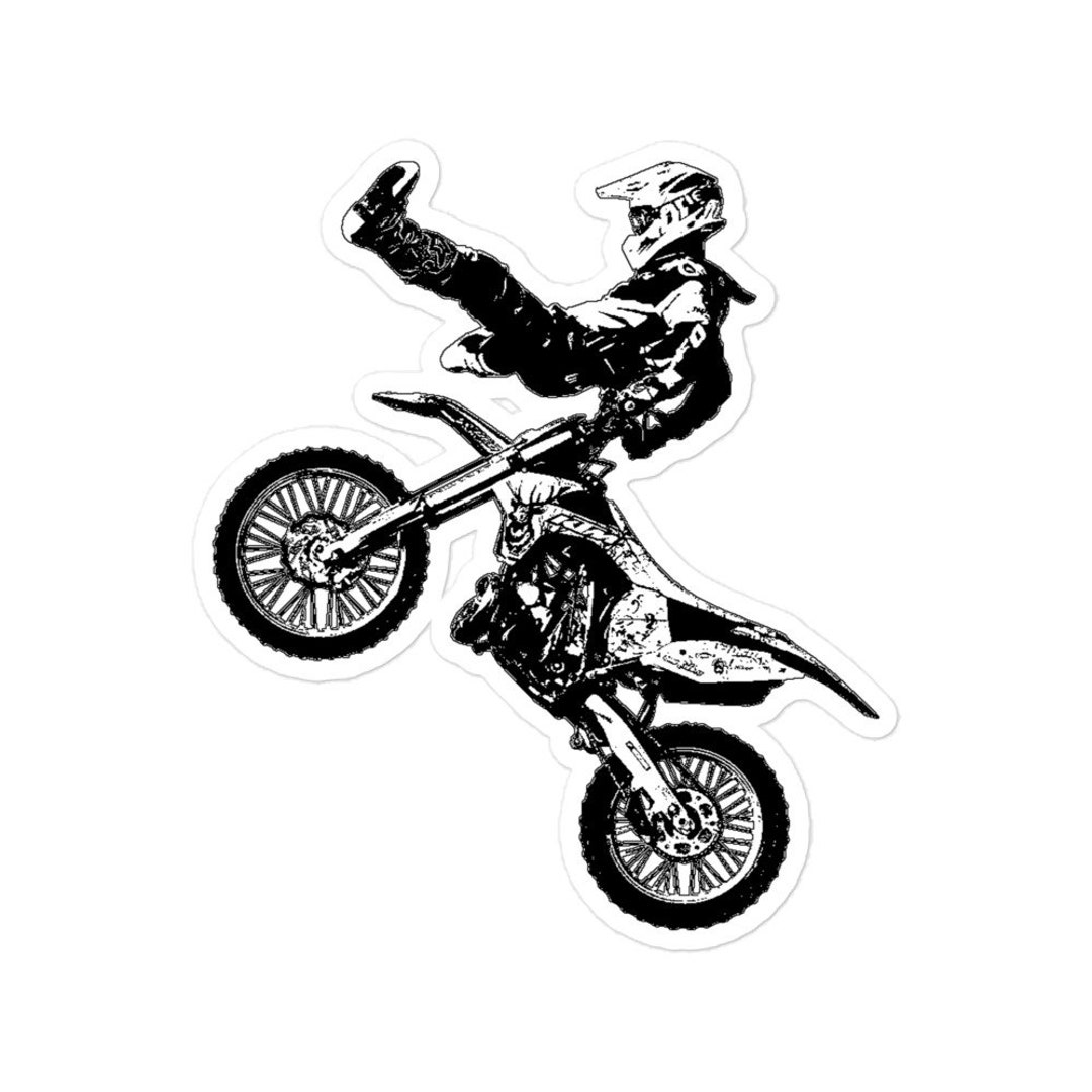Dirtbike Sticker, Dirt Bike, Dirt Bike Sticker, Motocross, Motocross