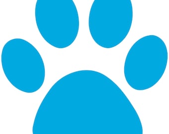 Blue Dog Paw Png, Paw Png, Paw Dog Png, Paw Print Png, Paw Print Png File, Dog Paw Png, Instant Download, Digital File, Paw Dog