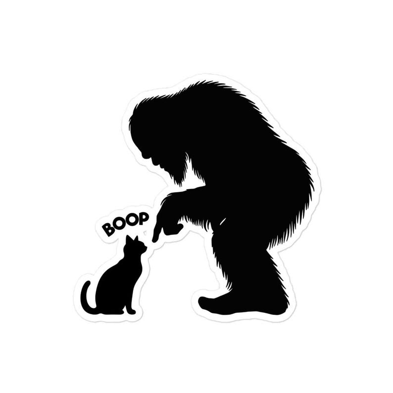 Bigfoot Sasquatch Cat Boop
