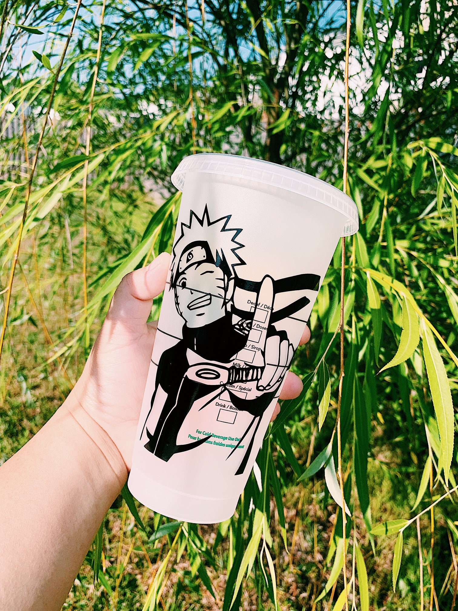 Naruto Uzumaki Cup Personalized Cup Anime Starbucks Cup Etsy