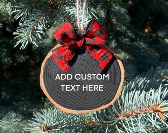 Custom Wood Ornament | Christmas Gift | Christmas Ornament | Christmas Tree Onament | 2023 Company Gift | Corporate Gift |   Custom Company