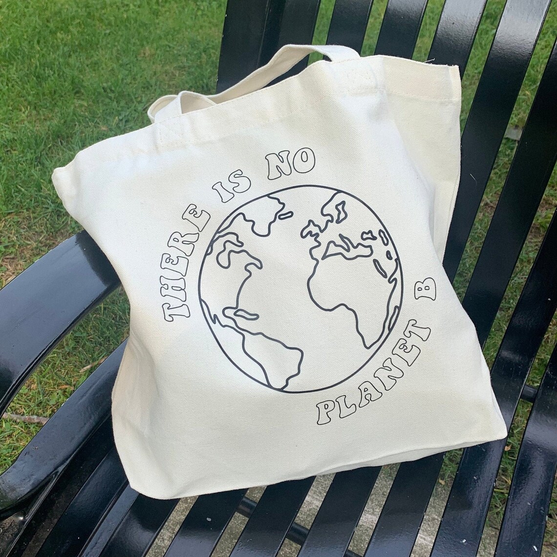 Canvas Tote Bag Tote Bag Environmentally Friendly Etsy