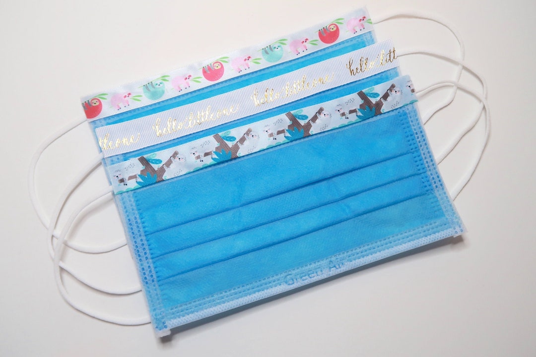 Baby Shower Face Masks Gender Reveal Mask Disposable Face Etsy