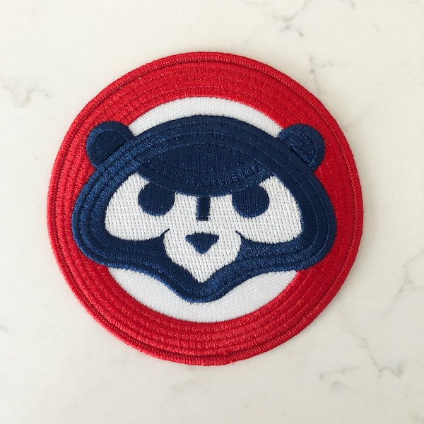 Chicago Cubs Vintage 80's Cubbie Bear Jersey Patch Iron on