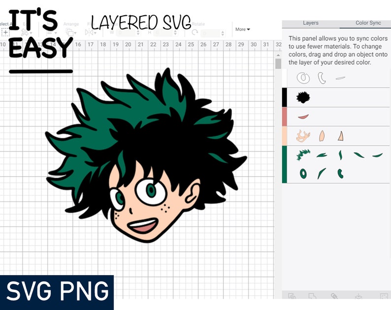 Download Layered SVG My Hero Academia Bundle Easy Cut for Cricut ...