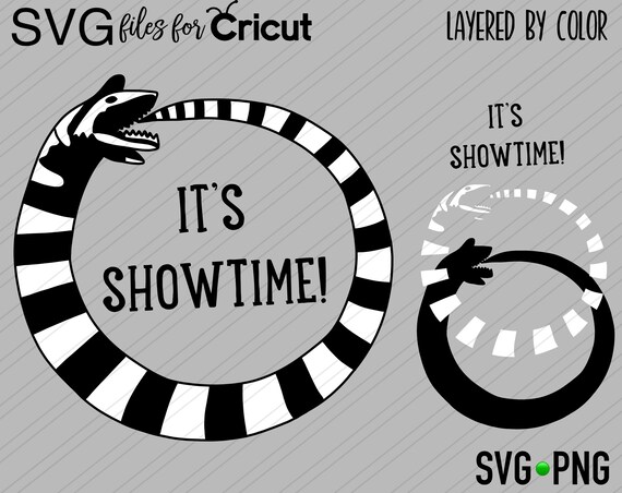 Download Layered SVG Beetlejuice Sandworm Showtime Easy Cut for | Etsy