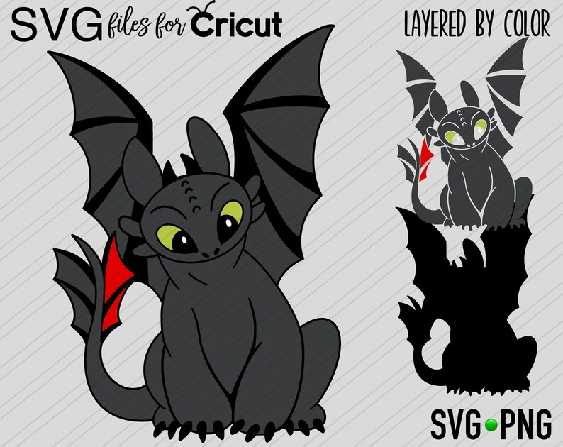 Download Layered Svg Dragon Cut File Cricut Digital File Png Svg Etsy
